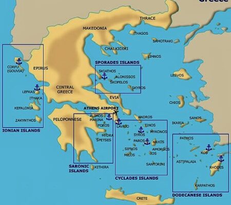 Greek Island regions